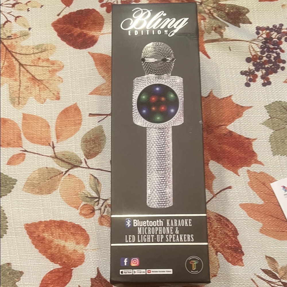 Bling Edition LED Karaoke Microphone